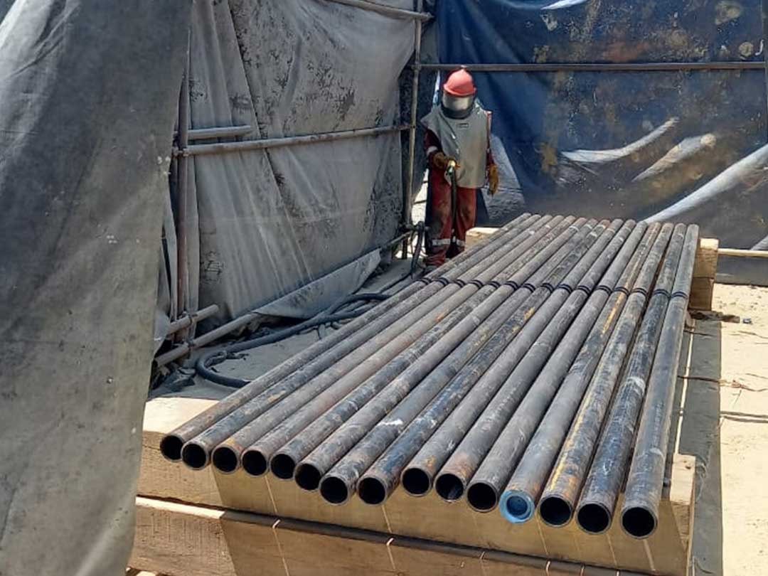 Before: SAND BLASTING, from EEACL’s original project presentation