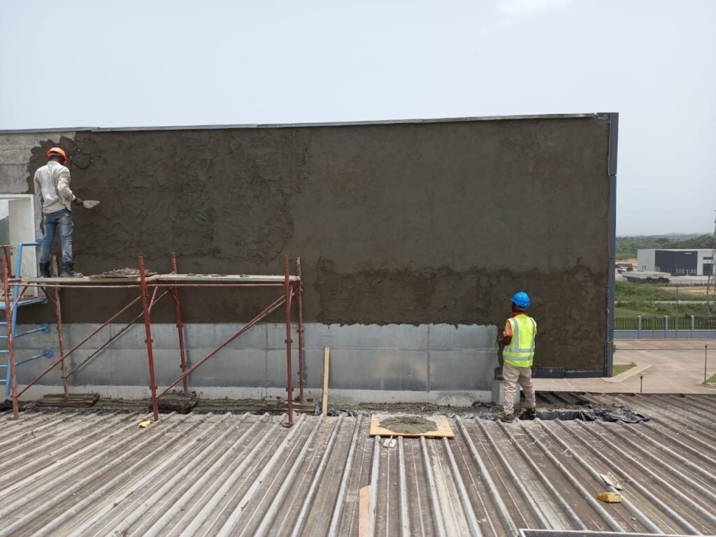 Plastering